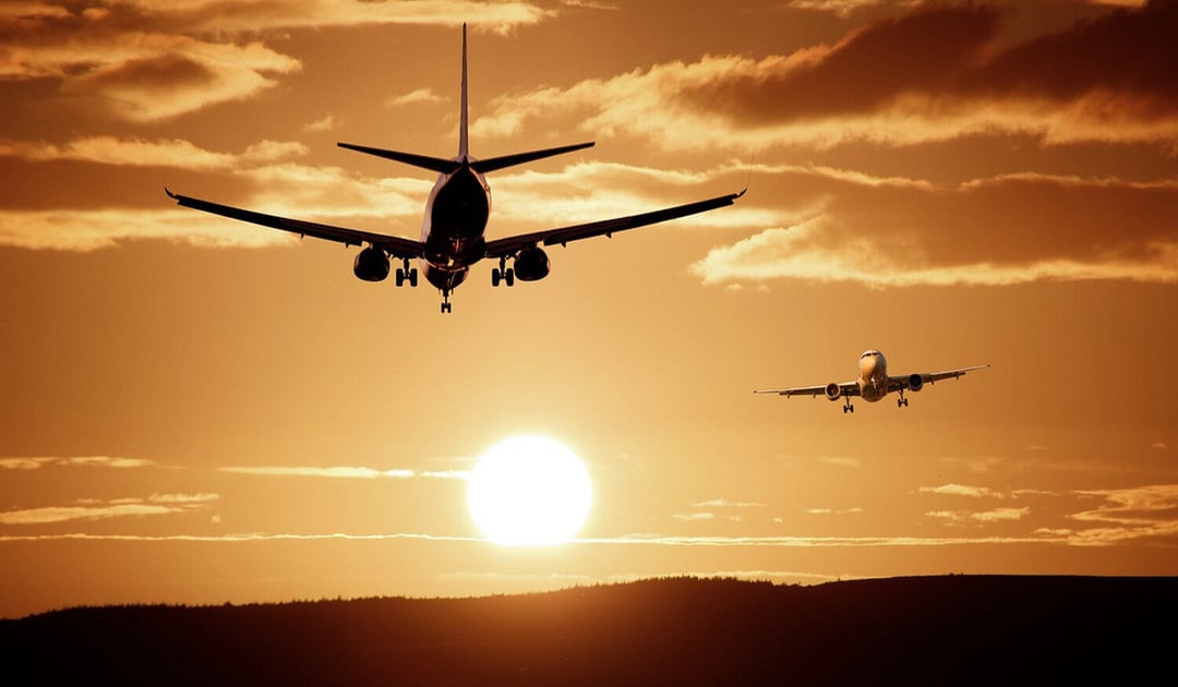 Airplanes Sunset