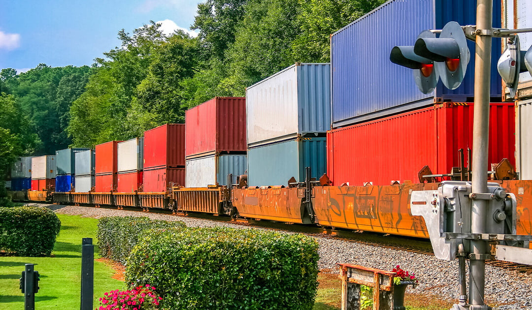 Colorful Freight Train