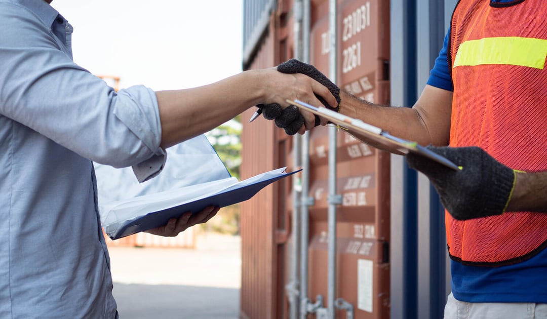 Customs Broker Handshake