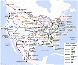 intermodal ramp network map