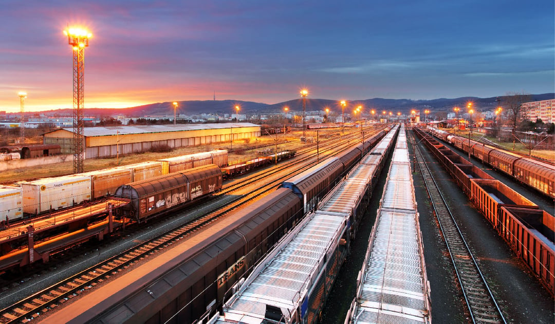 Rail Yard Dusk